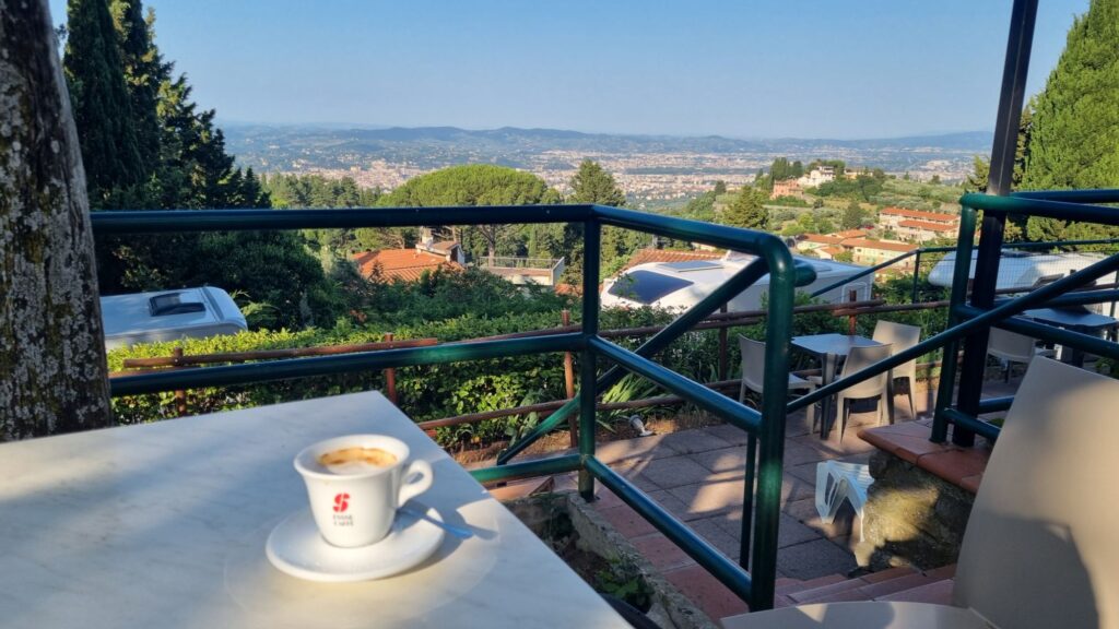 Pause in Florenz
